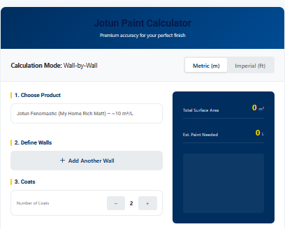 Jotun Paint Calculator