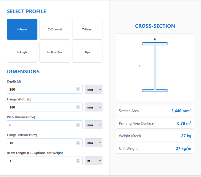 Wire Cross-Section Area Calculator
