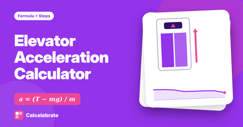 Elevator Acceleration Calculator: formula, steps and worked examples on Calcelebrate