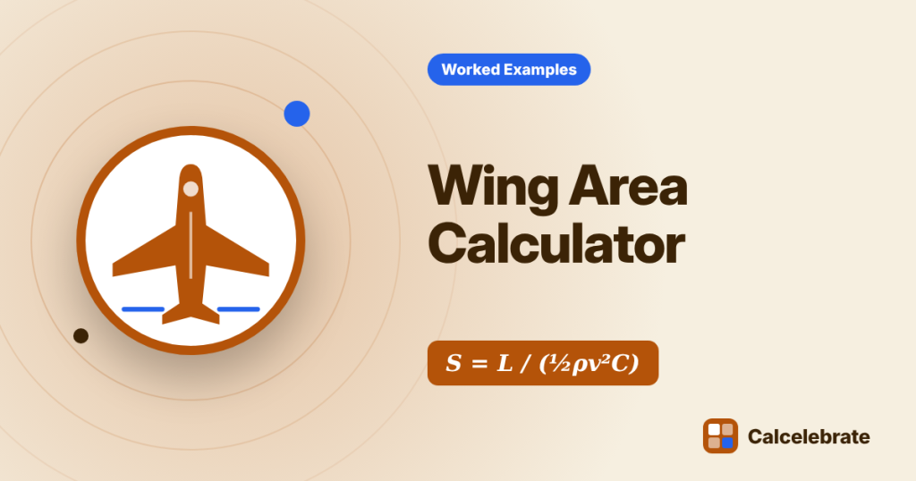 Wing Area Calculator: formula, steps and worked examples on Calcelebrate